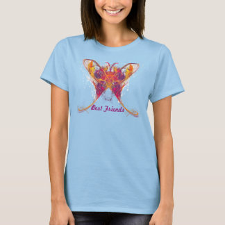 Frilly Butterfly- Best Friends-Forever T-Shirt