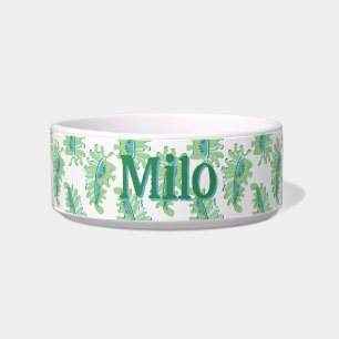 Frilly Frond in Green and Aqua Bowl