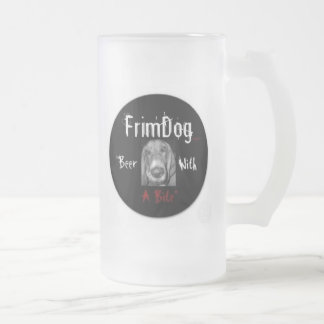 FrimDog Frosted Mug (side logos)