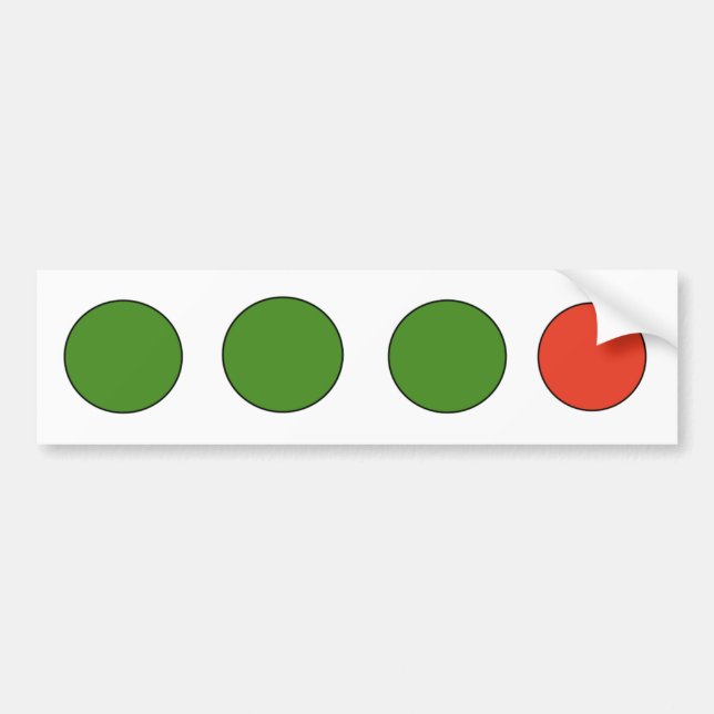 Fringe Bumper Sticker (Front)
