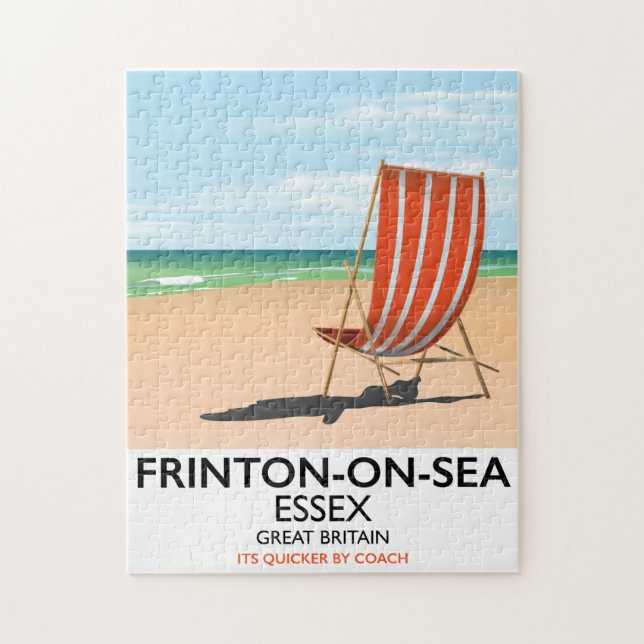 Frinton-on-Sea, Essex,seaside poster. Jigsaw Puzzle (Vertical)
