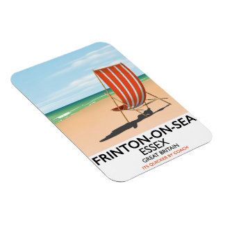Frinton-on-Sea, Essex,seaside poster. Magnet