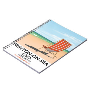 Frinton-on-Sea, Essex,seaside poster. Notebook