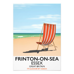 Frinton-on-Sea, Essex,seaside poster. Photo Print