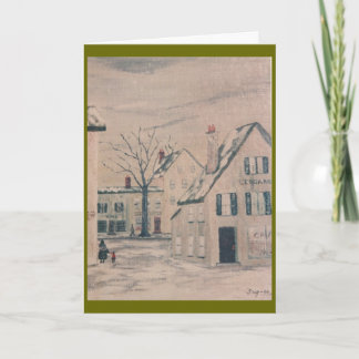 Frip French Town Holiday Card