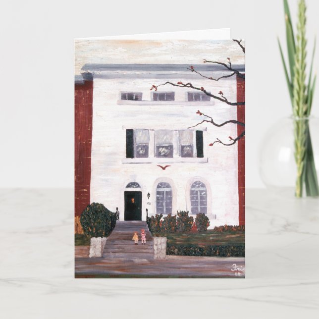 Frip front house kids holiday card (Front)