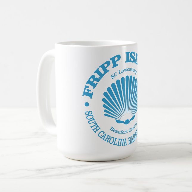 Fripp Island (seashell) Coffee Mug (Front Left)