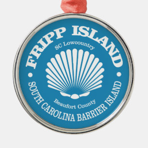 Fripp Island (seashell) Metal Tree Decoration