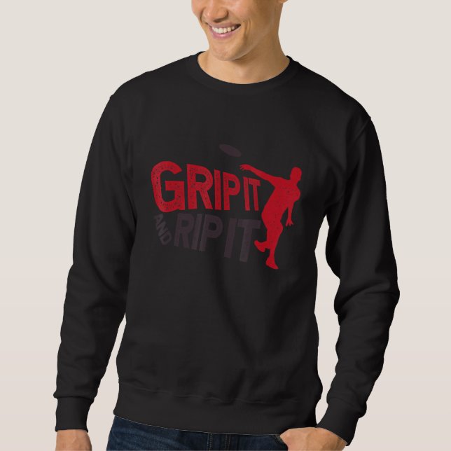 Frisbee Disc Golf  For Disc Golfer Sweatshirt (Front)