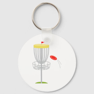 Frisbee Disc Golf Key Ring