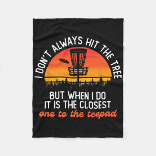 Frisbee Disc Golf Player Disc Golfer Flying Disc S Fleece Blanket