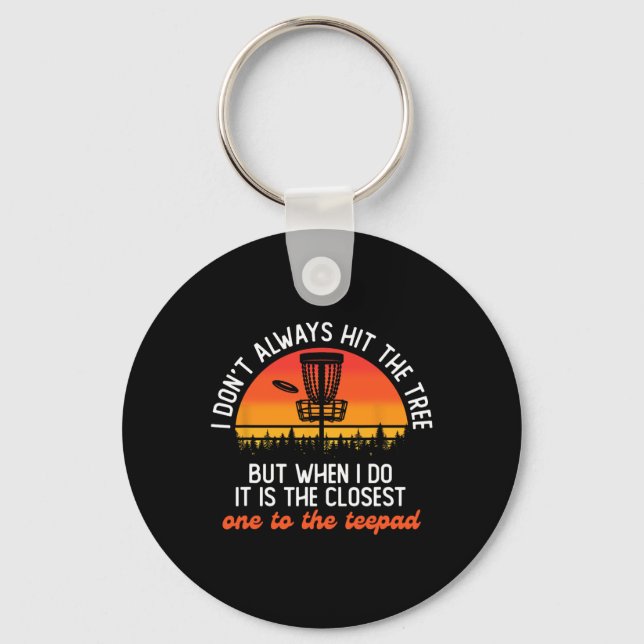 Frisbee Disc Golf Player Disc Golfer Flying Disc S Key Ring (Front)