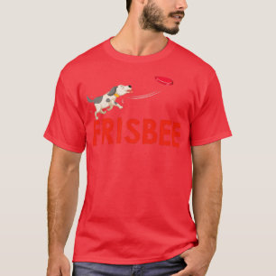 Frisbee Discs Disc Dog Dogs Player Motif T-Shirt