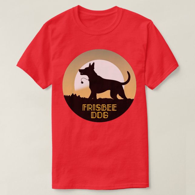 Frisbee Dog 8 T-Shirt (Design Front)