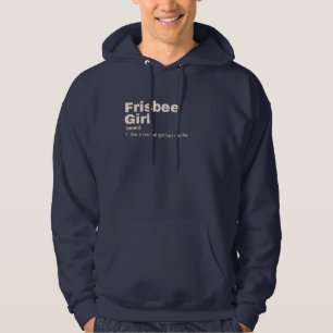 Frisbee Girl - Frisbee Hoodie