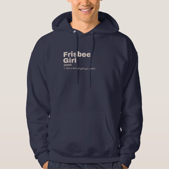 Frisbee Girl - Frisbee Hoodie (Front)