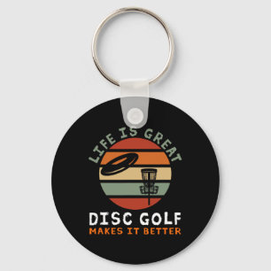 Frisbee Golf Accessories Life Is Great Disc Golf Key Ring