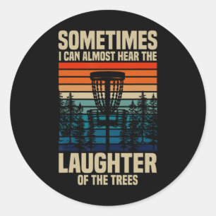 Frisbee Golf Disc Golf Classic Round Sticker