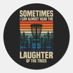 Frisbee Golf Disc Golf  Classic Round Sticker