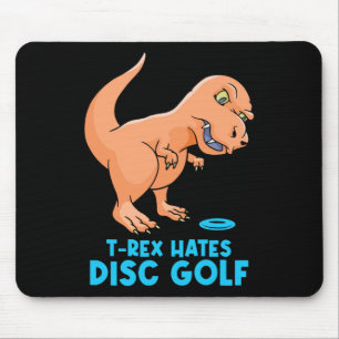 Frisbee Golf Disc Golf Funny T Rex Kids Mouse Mat