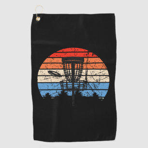Frisbee Golf Disc Golf Retro Golf Towel