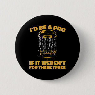 Frisbee Golf Disc Outdoor Sport - Tree _2  6 Cm Round Badge