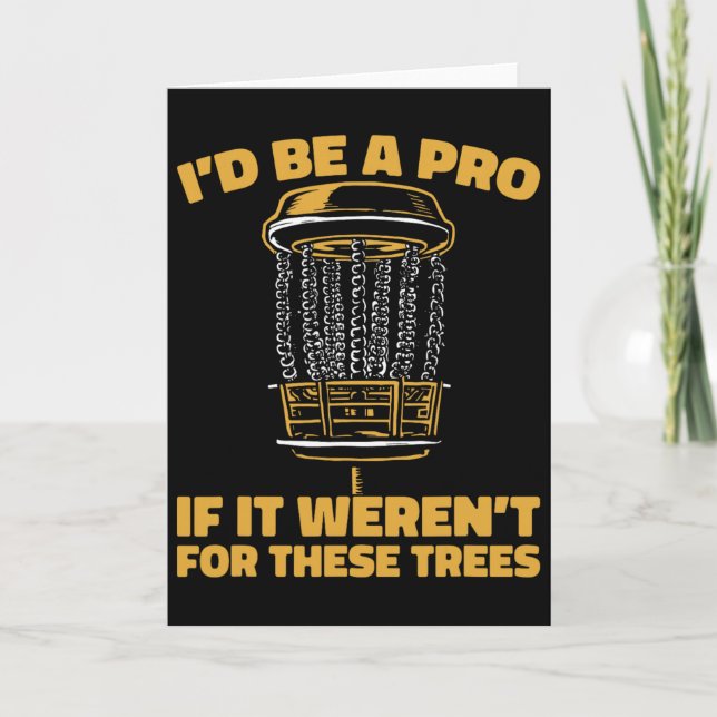 Frisbee Golf Disc Outdoor Sport - Tree _2  Card (Front)