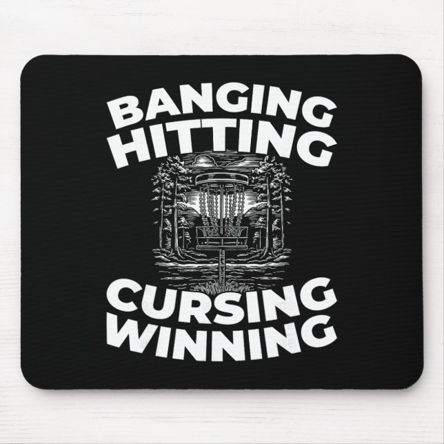 Frisbee Golf - Outdoor Sport Disc Golf _4  Mouse Mat (Front)