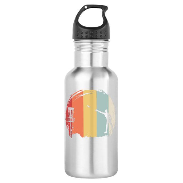 Frisbee Golf Retro 710 Ml Water Bottle (Front)