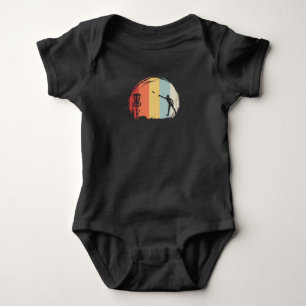 Frisbee Golf Retro Baby Bodysuit