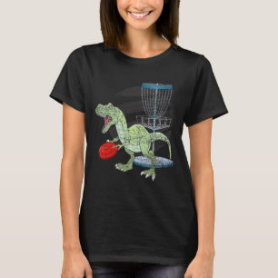 Frisbee Golfer T Rex Dinosaur Golf Player Dino Dis T-Shirt
