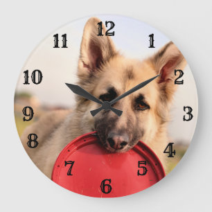 Frisbee Large Clock
