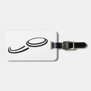 Frisbee Luggage Tag