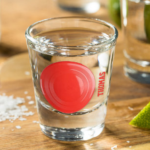 Frisbee Personalised Shot Glass