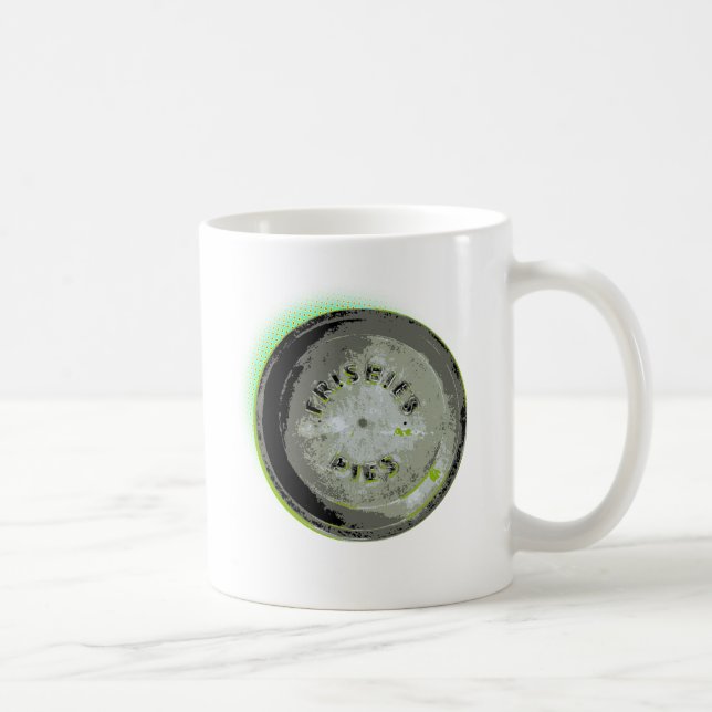 Frisbee Pie Tin Earth Colours Coffee Mug (Right)