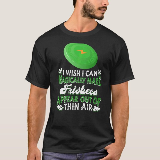 Frisbee Player Magic Breeder  Flying Frisbee Disc  T-Shirt (Front)