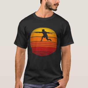 Frisbee Ultimate Sport   Retro Vintage Disc Golf T-Shirt