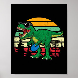 Frisbees Dino Cute T Rex Dinosaur Kids Boys Disc G Poster