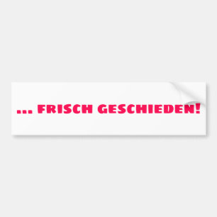 Frisch Bumper Sticker