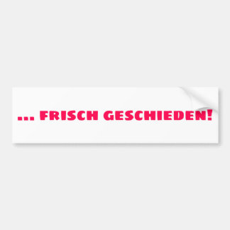 Frisch Bumper Sticker