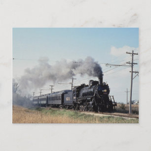 Frisco 2-10-0, No. 1630, Illinois Railroad Museum, Postcard
