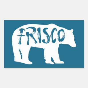 Frisco Colorado Bear Rectangular Sticker