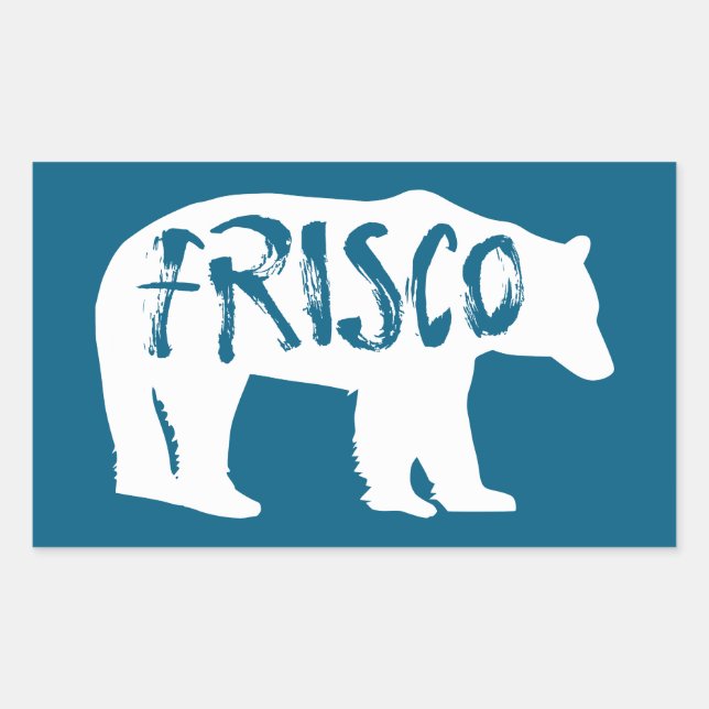 Frisco Colorado Bear Rectangular Sticker (Front)
