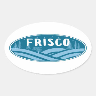Frisco Colorado Outdoors Oval Sticker