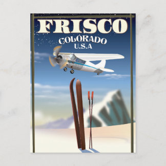 Frisco Colorado USA travel poster Postcard