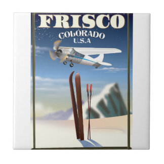 Frisco Colorado USA travel poster Tile