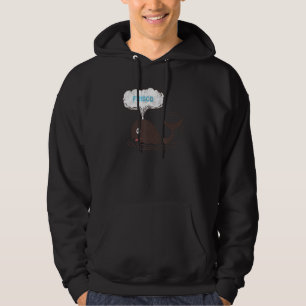 Frisco, NC Summertime Vacationing Whale Spout Hoodie