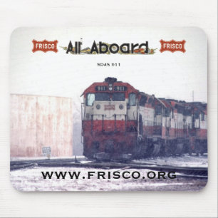 Frisco SD45 #911 with Frisco Coonskin on the nose Mouse Mat