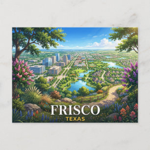 Frisco Texas Travel Postcard