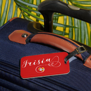 Frisia Flag Heart, Frisians Luggage Tag